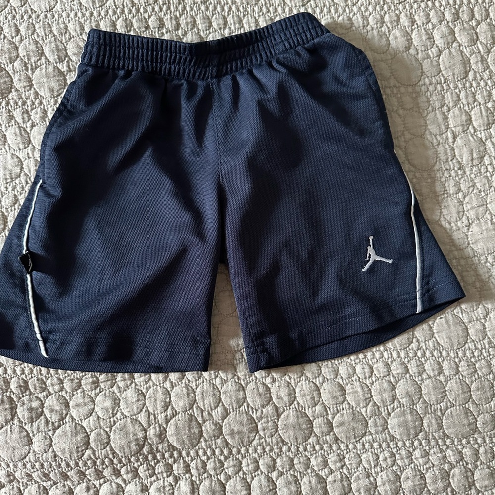 Jordan Blue Athletic Shorts with Reflective Trim